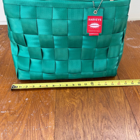 Harveys Aqua Woven Tote Bag - Picture 5 of 7